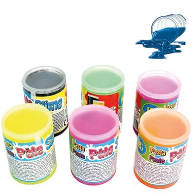 12 PATES SLIME BARIL FLUO 120g 